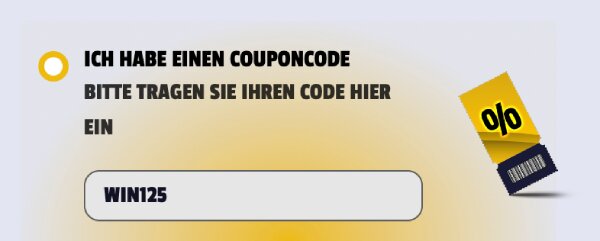 Bonus Code eingeben