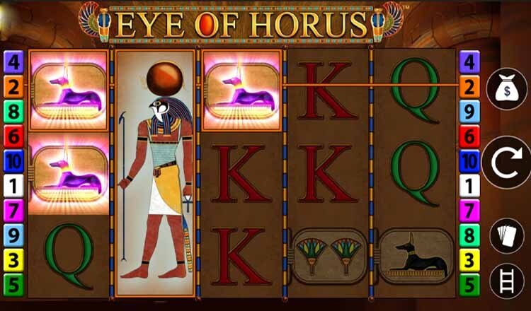 Eye of Horus Test - Basisspiel