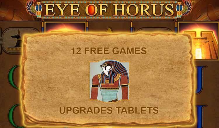 Eye of Horus - Freispiele