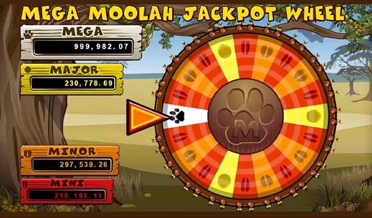 Mega Moolah Jackpot Glücksrad