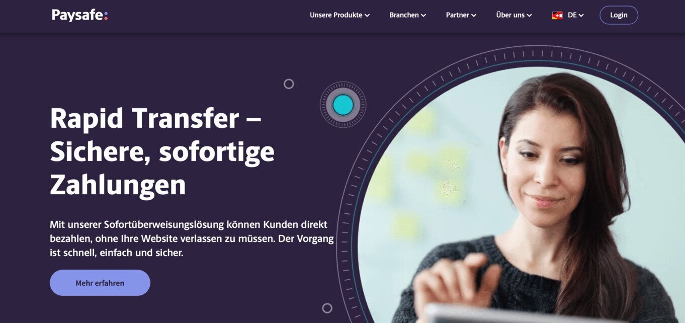 Rapid Transfer Homepage Screenshot