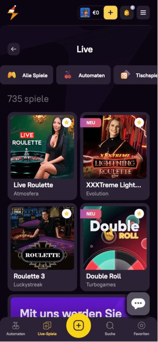 Zoome Casino mobile