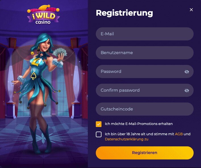 iWild registrierung