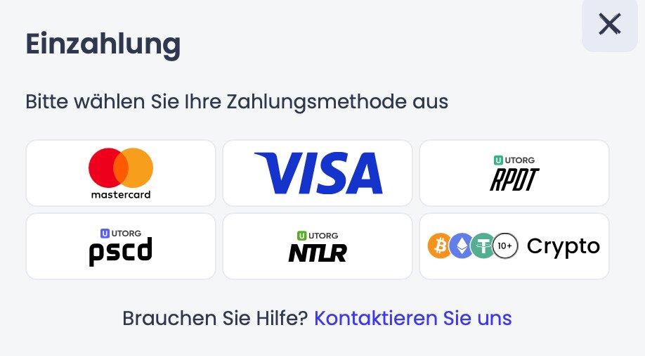 starzino payment methods