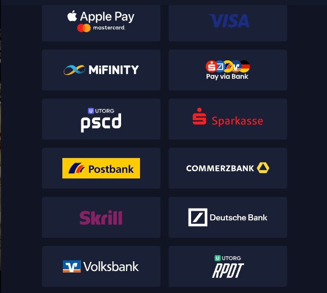 greatwin payment methods