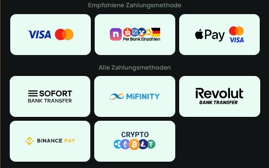 ritzo casino payment methods