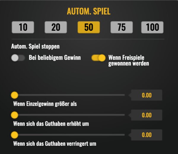 Automatenspiel aktivieren