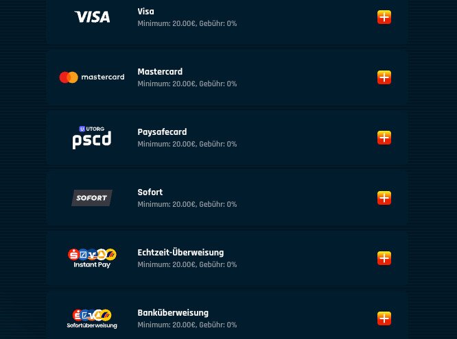 ninlay payment methods