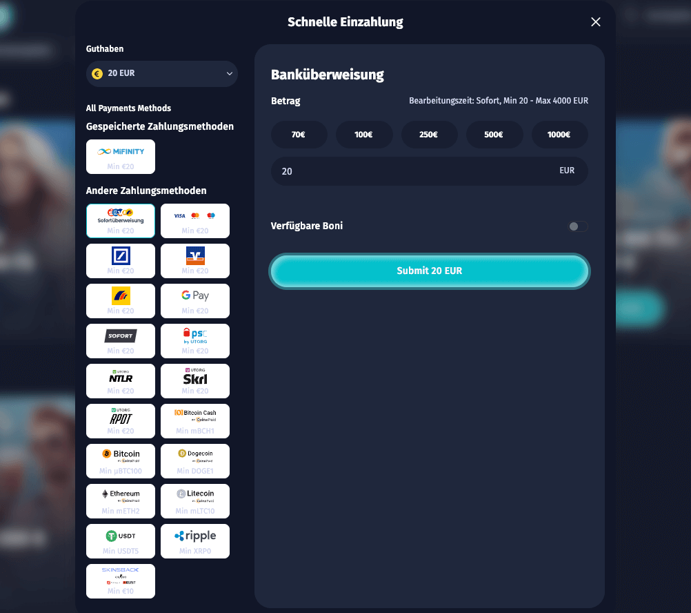 surf play payment methods